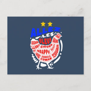Carte Postale Allez la France