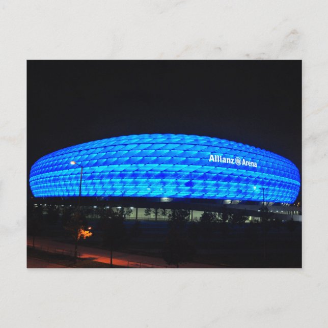 Carte Postale Allianz Arena de nuit, Munich (Devant)