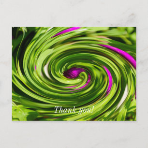 Carte Postale Allium Abstrait