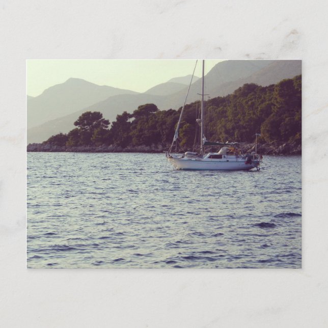 Carte Postale Allons à la voile (Devant)