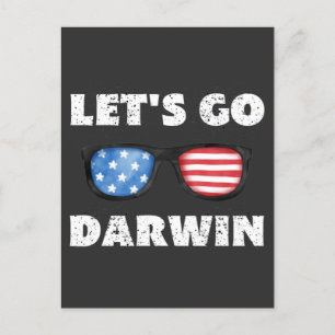 Carte Postale Allons-y Darwin