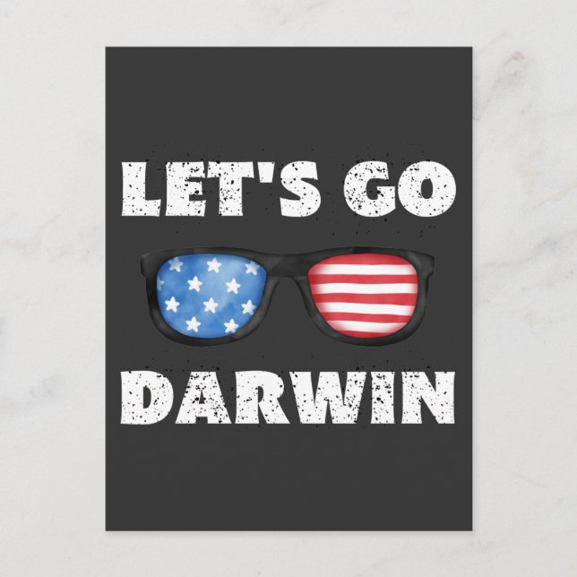 Carte Postale Allons-y Darwin (Devant)