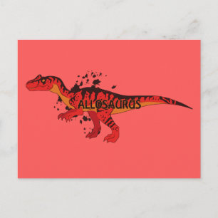 Carte Postale Allosaurus