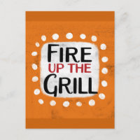 Carte postale : Allumez le grill !