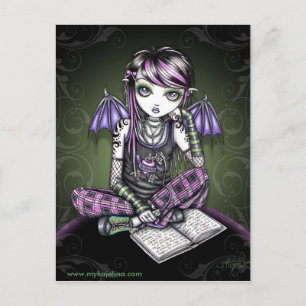 Carte Postale Ally Bat Winging Emo Ipod Fairy