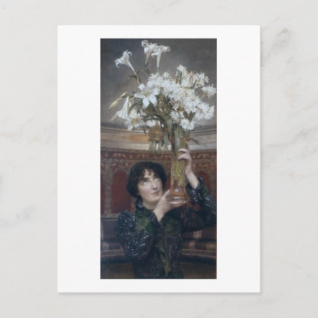 Carte Postale Alma-Tadema | Un drapeau de la trêve, 1900 (Devant)