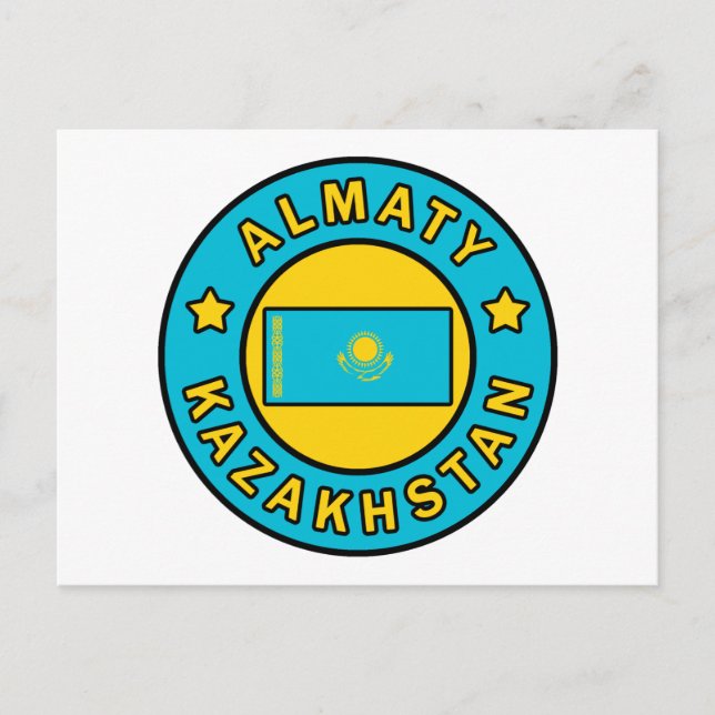 Carte Postale Almaty Kazakhstan (Devant)