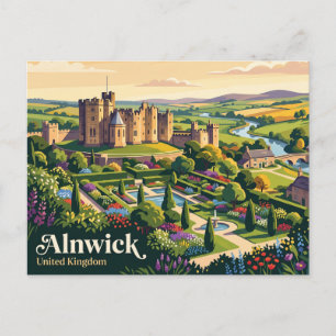 Carte Postale Alnwick, Northumberland, Royaume-Uni