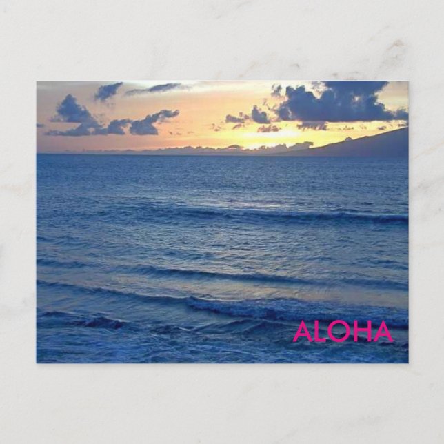 CARTE POSTALE ALOHA (Devant)