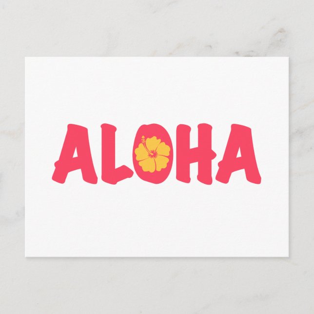 Carte postale Aloha (Devant)