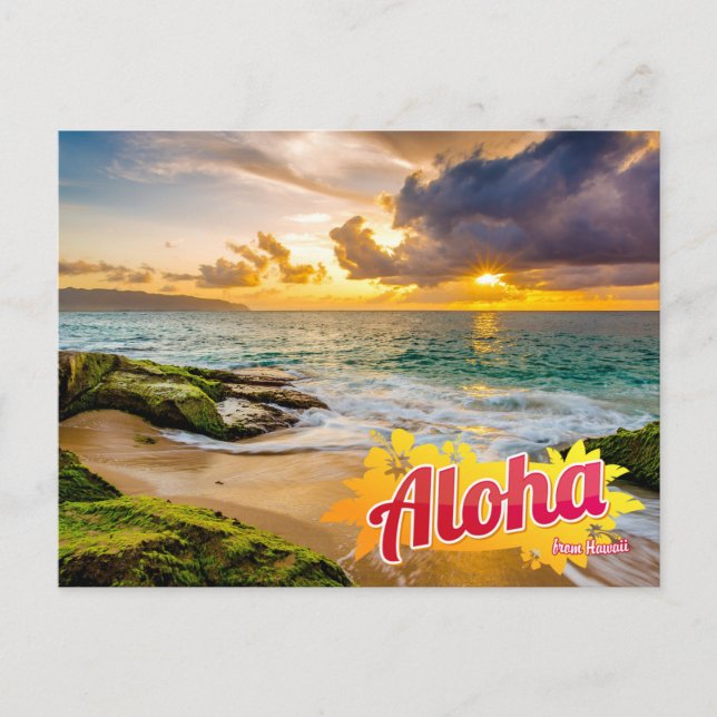 Carte Postale Aloha de Hawaii Postcard (Devant)