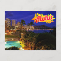 Aloha de Hawaii Postcard
