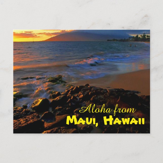 Carte Postale Aloha de Maui (Devant)
