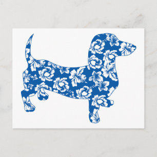 Carte Postale Aloha Doxie Dachshund