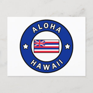 Carte Postale Aloha Hawaii