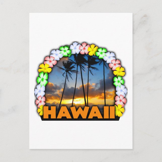 Carte Postale Aloha Hawaii (Devant)