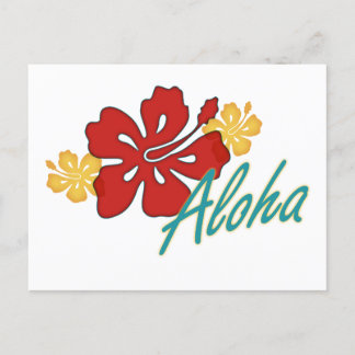 Carte Postale Aloha Hibiscus