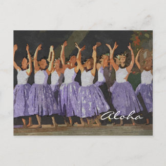 Carte Postale Aloha Hula