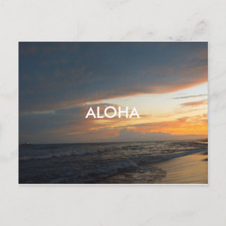 Carte Postale Aloha, Oahu.