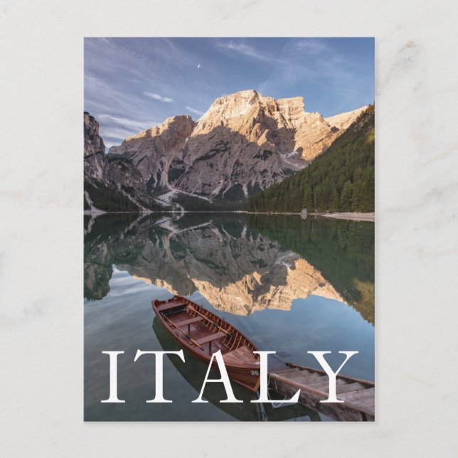 Carte Postale Alpes dolomitiques | Pragser Wildsee | Tyrol, Ital (Devant)