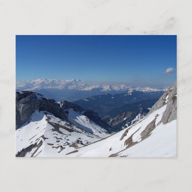 Carte Postale Alpes suisses (Devant)