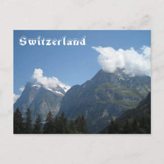 Carte postale Alpes suisses