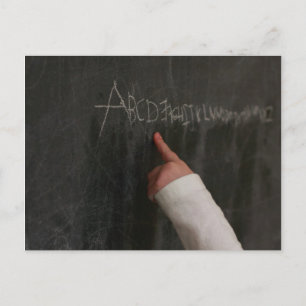 Carte postale Alphabet