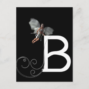 Carte Postale Alphabet de fées