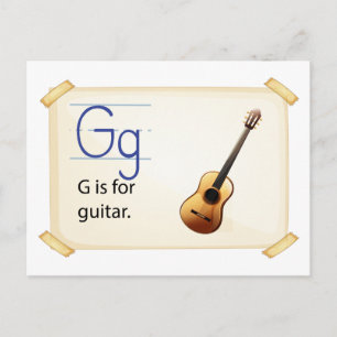 Carte Postale Alphabet L