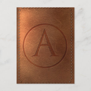 Carte Postale alphabet lettre A
