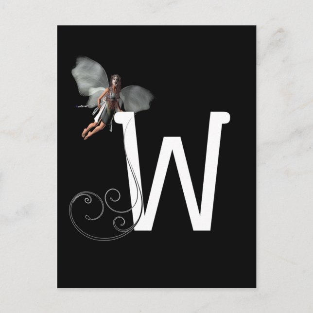 Carte Postale Alphabets de Fée (Devant)