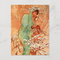 Alphons Mucha - Les quatre saisons - Hiver