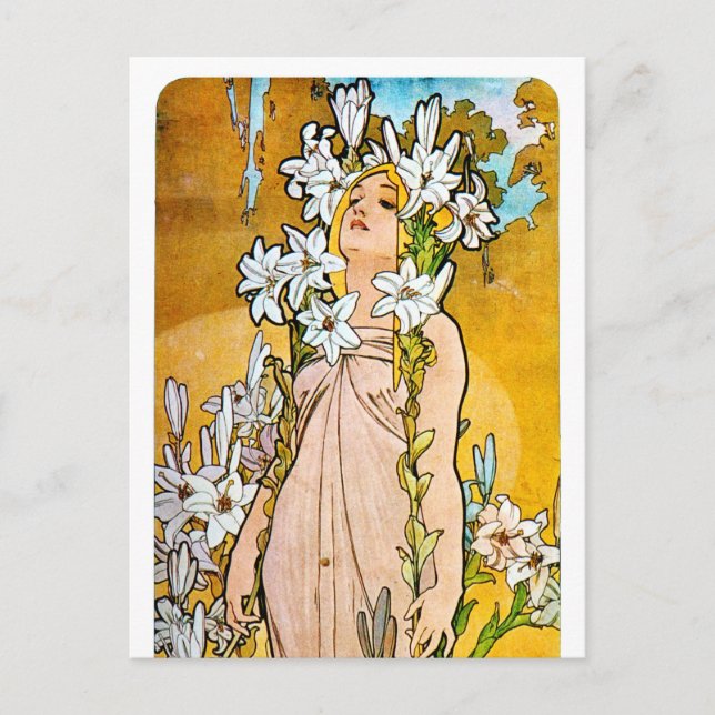 Carte Postale Alphonse Mucha (Devant)