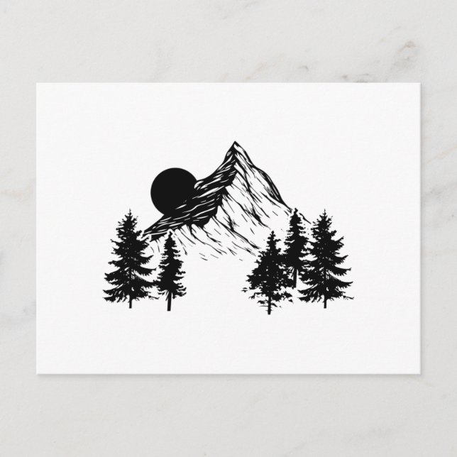 Carte Postale Alpinisme | Randonnée Hobby Hikers Mountain Cadeau (Devant)