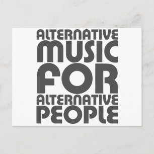 Carte Postale Alternative Music 4 Alternative People - Emo Rock