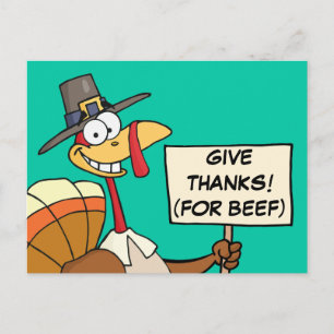 Carte Postale Alternatives à la Turquie pour le dîner de Thanksg