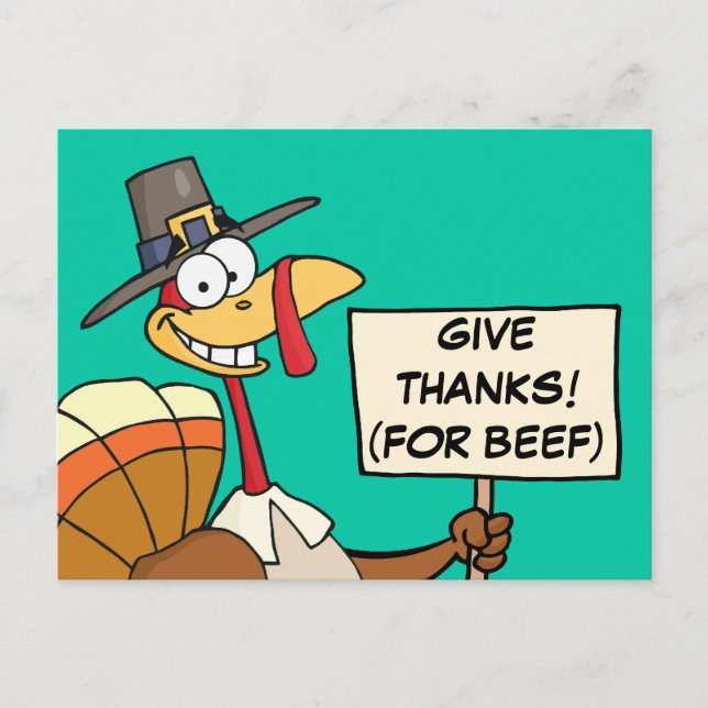 Carte Postale Alternatives à la Turquie pour le dîner de Thanksg (Devant)