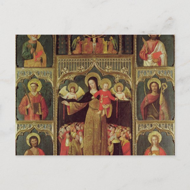 Carte Postale Altesse de la Vierge du Rosaire, c.1500 (Devant)