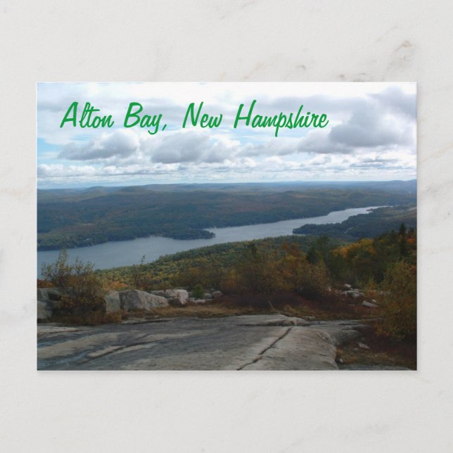 Carte postale Alton Bay New Hampshire (Devant)