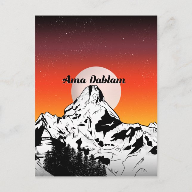 Carte Postale Ama Dablam Népal (Devant)