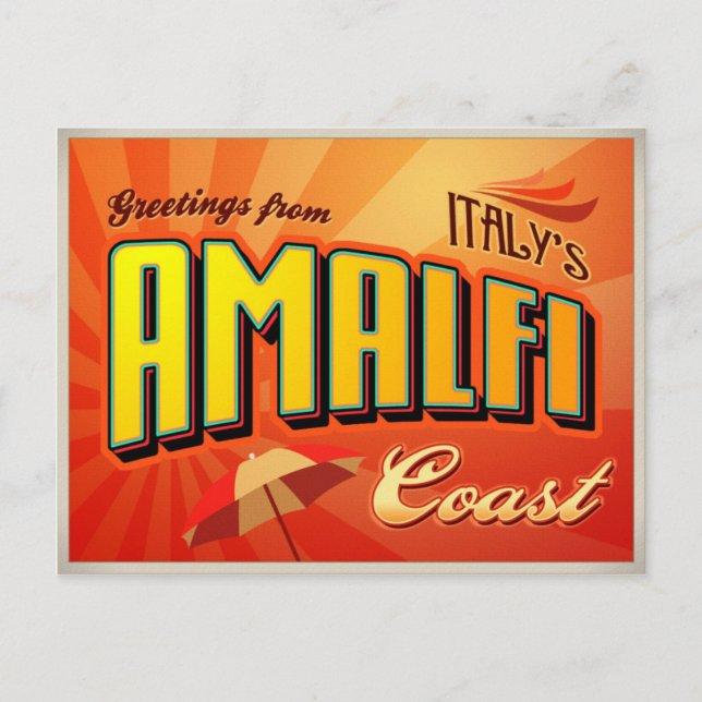 CARTE POSTALE AMALFI (Devant)