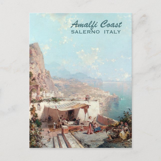 Carte postale Amalfi d'Unterberger (Devant)