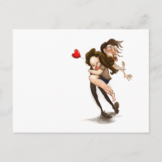 Carte Postale Amant amusant (Devant)