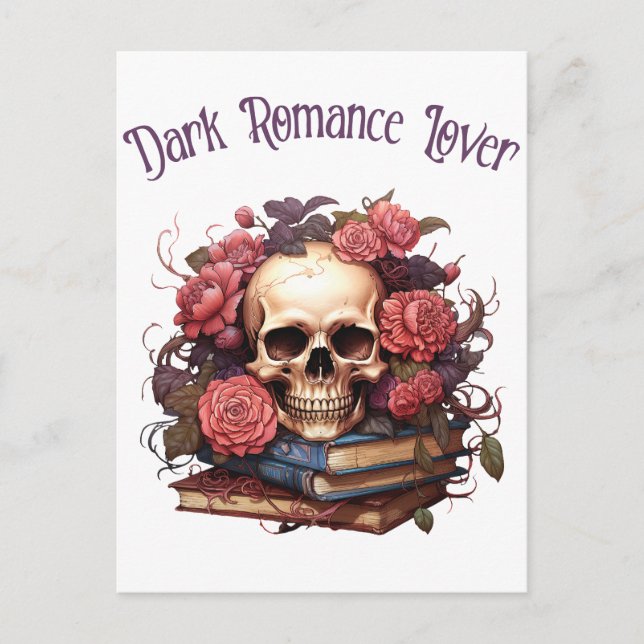 Carte Postale Amant romantique foncé (Devant)