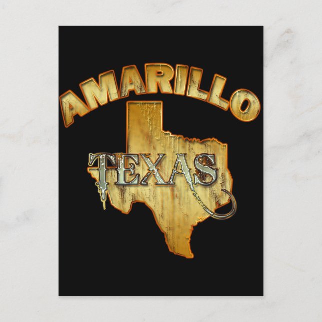 CARTE POSTALE AMARILLO, TEXAS (Devant)