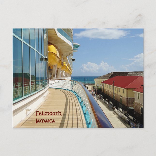 Carte Postale Amarré chez Falmouth Custom (Devant)