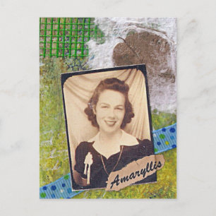 Carte Postale Amaryllis ATC