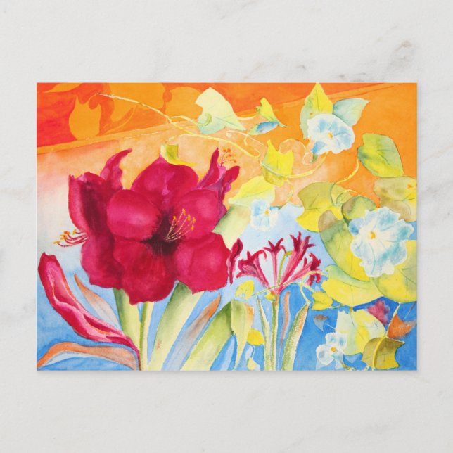 Carte postale Amaryllis Morning Glories (Devant)
