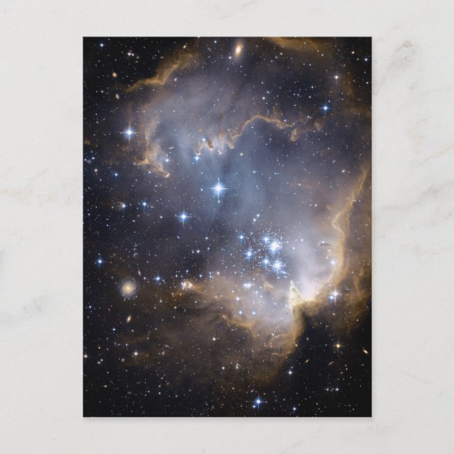 Carte Postale amas d'étoiles ngc 602 univers de galaxie (Devant)
