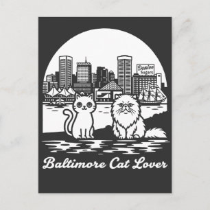 Carte Postale Amateur de chats de Baltimore City dans le Marylan